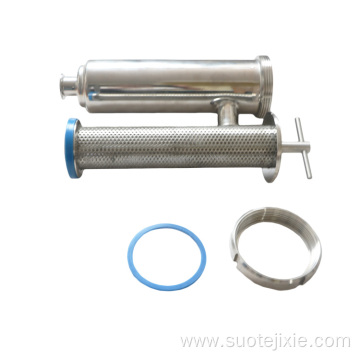 Stainless steel angle-type strainer filter